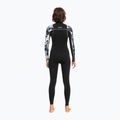 Pianka do pływania damska ROXY 3/2 mm Elite Chest Zip GBS true black/black flowers 3