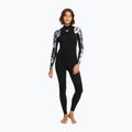 Pianka do pływania damska ROXY 4/3 mm Elite Chest Zip GBS true black/black flowers 2