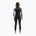 Pianka do pływania damska ROXY 4/3 mm Elite Chest Zip GBS true black/black flowers 3