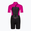 Pianka do pływania dziecięca ROXY 2/2 mm Prologue Back Zip Springsuit Flock festival fuchsia 3