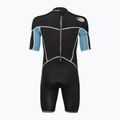 Pianka do pływania męska Quiksilver 2/2 mm Capsule Saturn Back Zip Springsuit black/provincial blue 3