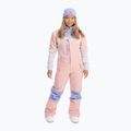 Spodnie snowboardowe damskie ROXY Chloe Kim Bib mellow rose