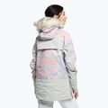 Kurtka snowboardowa damska ROXY Chloe Kim Overhead gray violet marble 4