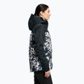 Kurtka snowboardowa damska ROXY Jetty Block true black black flowers 3