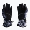 Rękawice snowboardowe damskie ROXY Jetty true black future flower 2