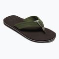 Japonki męskie Quiksilver Molokai Layback Textured brown/brown/green 9