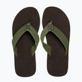 Japonki męskie Quiksilver Molokai Layback Textured brown/brown/green 12