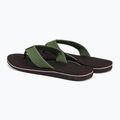 Japonki męskie Quiksilver Molokai Layback Textured brown/brown/green 3