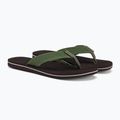 Japonki męskie Quiksilver Molokai Layback Textured brown/brown/green 4