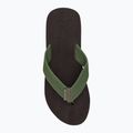 Japonki męskie Quiksilver Molokai Layback Textured brown/brown/green 6