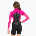 Pianka do pływania dziecięca ROXY 2/2 mm Prologue Back Zip Springsuit Flock festival fuchsia 6