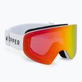 Gogle snowboardowe VonZipper Encore white gloss/wildlife fire chrome