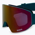 Gogle snowboardowe VonZipper Encore pacific satin/wildlife black-fire chrome 5
