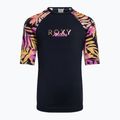 Koszulka do pływania dziecięca ROXY Active Joy Lycra anthracite zebra jungle girl