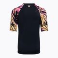 Koszulka do pływania dziecięca ROXY Active Joy Lycra anthracite zebra jungle girl 2