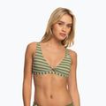 Góra od stroju kąpielowego ROXY Retro Revo Twist Bra loden green surfrider spirit s 11