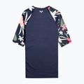 Koszulka do pływania dziecięca ROXY Printed Sleeves mood indigo alma swim 2