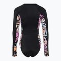 Strój kąpielowy jednoczęściowy damski ROXY Active Onesie anthracite zebra jungle 2