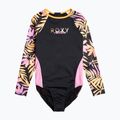 Strój kąpielowy jednoczęściowy dziecięcy ROXY Active Joy antracite zebra jungle girl