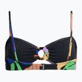 Góra od stroju kąpielowego ROXY Color Jam Bandeau anthracite flower jammin 2