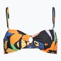 Góra od stroju kąpielowego ROXY Color Jam Bandeau anthracite flower jammin 4