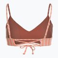 Góra od stroju kąpielowego ROXY Into The Sun Athletic Triangle papaya punch novelta stripe h 2