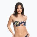 Góra od stroju kąpielowego ROXY Into The Sun Mold Bandeau mood indigo tropical depht 3
