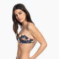 Góra od stroju kąpielowego ROXY Into The Sun Mold Bandeau mood indigo tropical depht 6