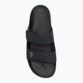 Klapki męskie Quiksilver Rivi Leather Double Adjust black 1 5