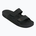 Klapki męskie Quiksilver Rivi Leather Double Adjust black 1