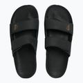 Klapki męskie Quiksilver Rivi Leather Double Adjust black 1 2