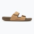 Klapki męskie Quiksilver Rivi Leather Double Adjust tan 1 2