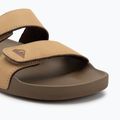 Klapki męskie Quiksilver Rivi Leather Double Adjust tan 1 7