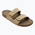 Klapki męskie Quiksilver Rivi Leather Double Adjust tan 1