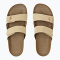 Klapki męskie Quiksilver Rivi Leather Double Adjust tan 1 2