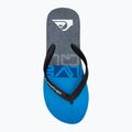 Japonki męskie Quiksilver Molokai Wordblock black/blue/grey 6