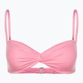 Góra od stroju kąpielowego Billabong Sol Searcher Drapped Bandeau pink daze