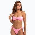 Góra od stroju kąpielowego Billabong Sol Searcher Drapped Bandeau pink daze 4