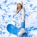 Kurtka snowboardowa damska ROXY Chloe Kim azure blue clouds 8
