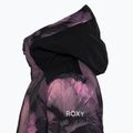 Kurtka snowboardowa dziecięca ROXY Silverwinter Girl true black pansy pansy 5