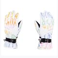Rękawice snowboardowe damskie ROXY Jetty black bright white sapin 3