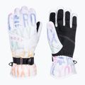 Rękawice snowboardowe damskie ROXY Jetty black bright white sapin 5