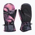 Rękawice snowboardowe dziecięce ROXY Jetty Mitt Girl true black pansy pansy rg 5