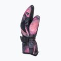 Rękawice snowboardowe dziecięce ROXY Jetty Mitt Girl true black pansy pansy rg 6