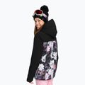 Kurtka snowboardowa damska ROXY Galaxy true black blurry flower 3