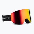 Gogle snowboardowe VonZipper Encore black satin/wildlife fire chrome