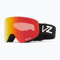 Gogle snowboardowe VonZipper Encore black satin/wildlife fire chrome 5