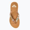 Japonki damskie ROXY Porto Raffia II multi/olive 5