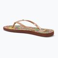 Japonki damskie ROXY Bermuda Print brown combo 3