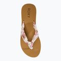 Japonki damskie ROXY Paia V white/crazy pink print 6